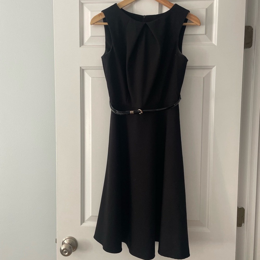Black A-line dress sz 4
